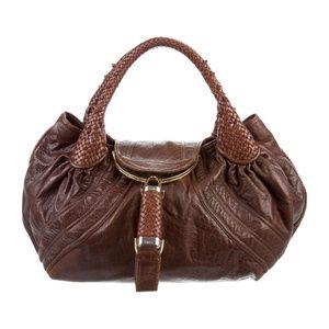 FENDI LEATHER SPY BAG